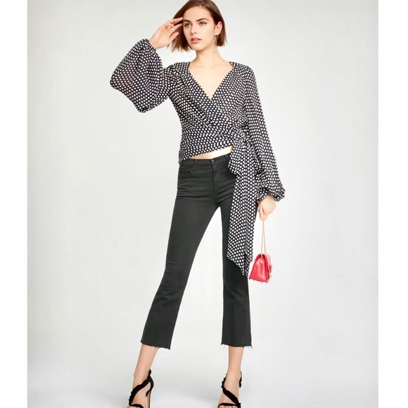 J-Brand Selena Mid-rise Crop, Worn Once, Sz 30 - Picture 2 of 7